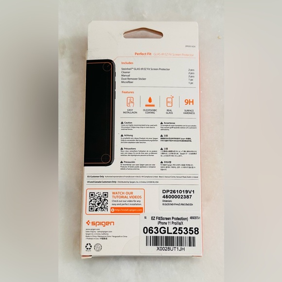 Spigen Screen Protector Pack for iPhone 11 Pro/Xs/X (2-Pack) - Picture 2 of 2